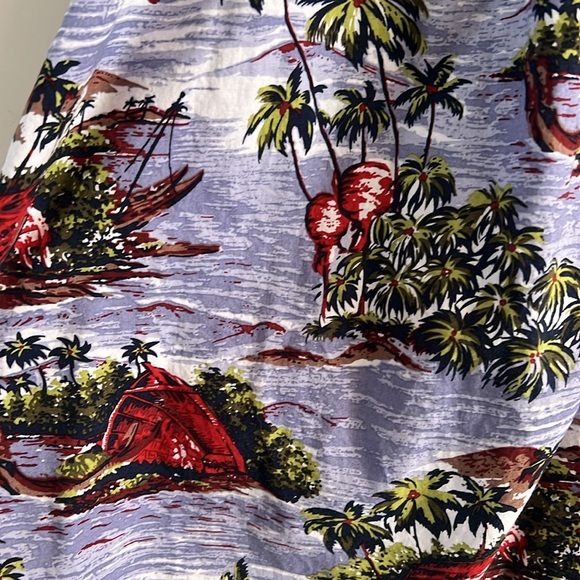 Topshop Hawaiian Print Dress - Picture 5 of 10